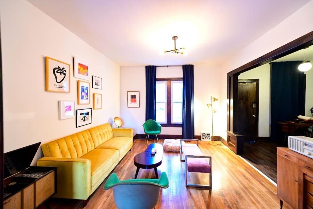 Luxe Mid-Century Styled Historic Townhouse #2 Villa Detroit Exterior photo
